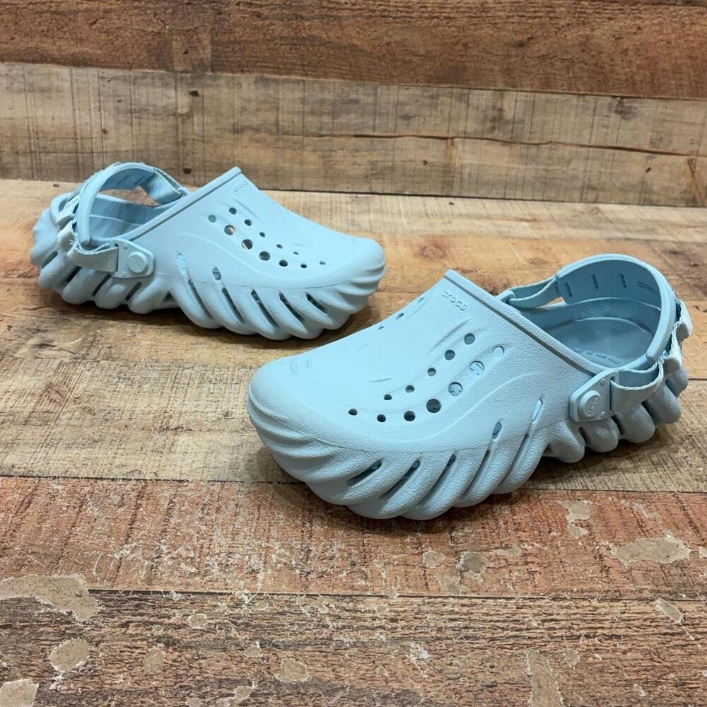 Crocs Clog Shoes Womens Size 5 Blue Slip On Lightweight Comfort Casual